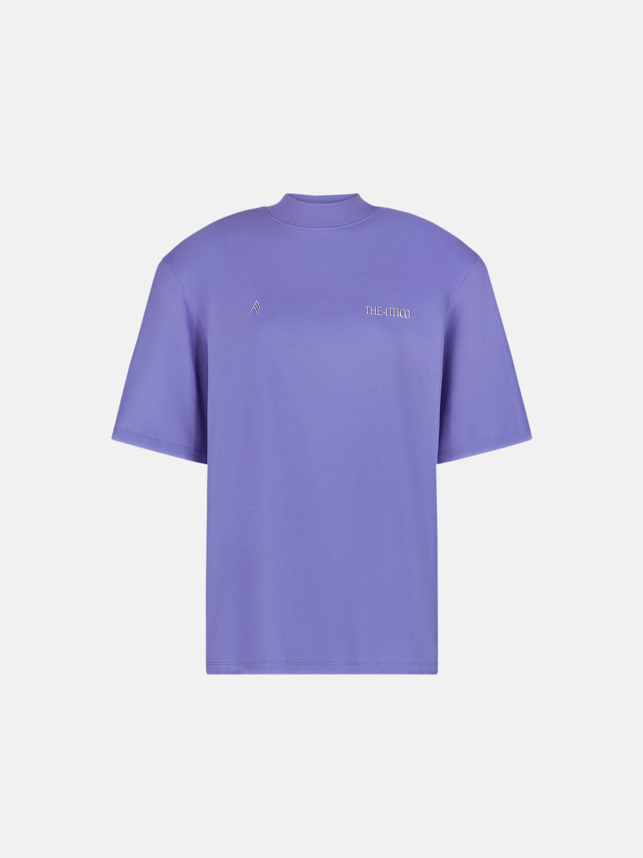 The Attico Elton semi-sheer shirt - Purple