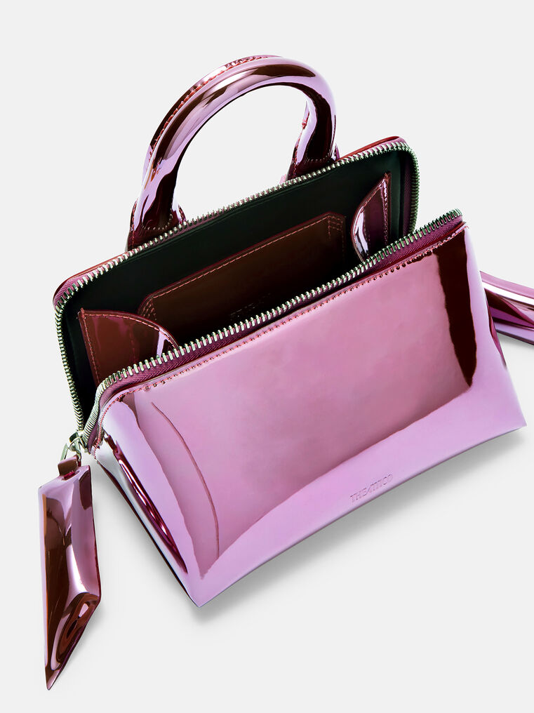 Shop Attico Mini Handbag ''friday'' Wisteria
