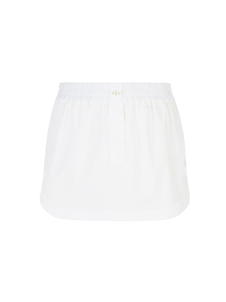 Shop Attico ''rooney'' White Mini Skirt