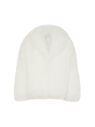 THE ATTICO White short coat WHITE 248WCB44FUR2001