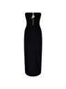 THE ATTICO Black midi dress BLACK 247WCM176RY02100
