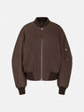 THE ATTICO Ganache ''Anja'' bomber Ganache SPEWCB04L111833