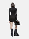 THE ATTICO Black mini dress BLACK 248WCA348KWS001100