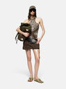 THE ATTICO ''Fay'' brown mini skirt BROWN SPEWCS136C105064