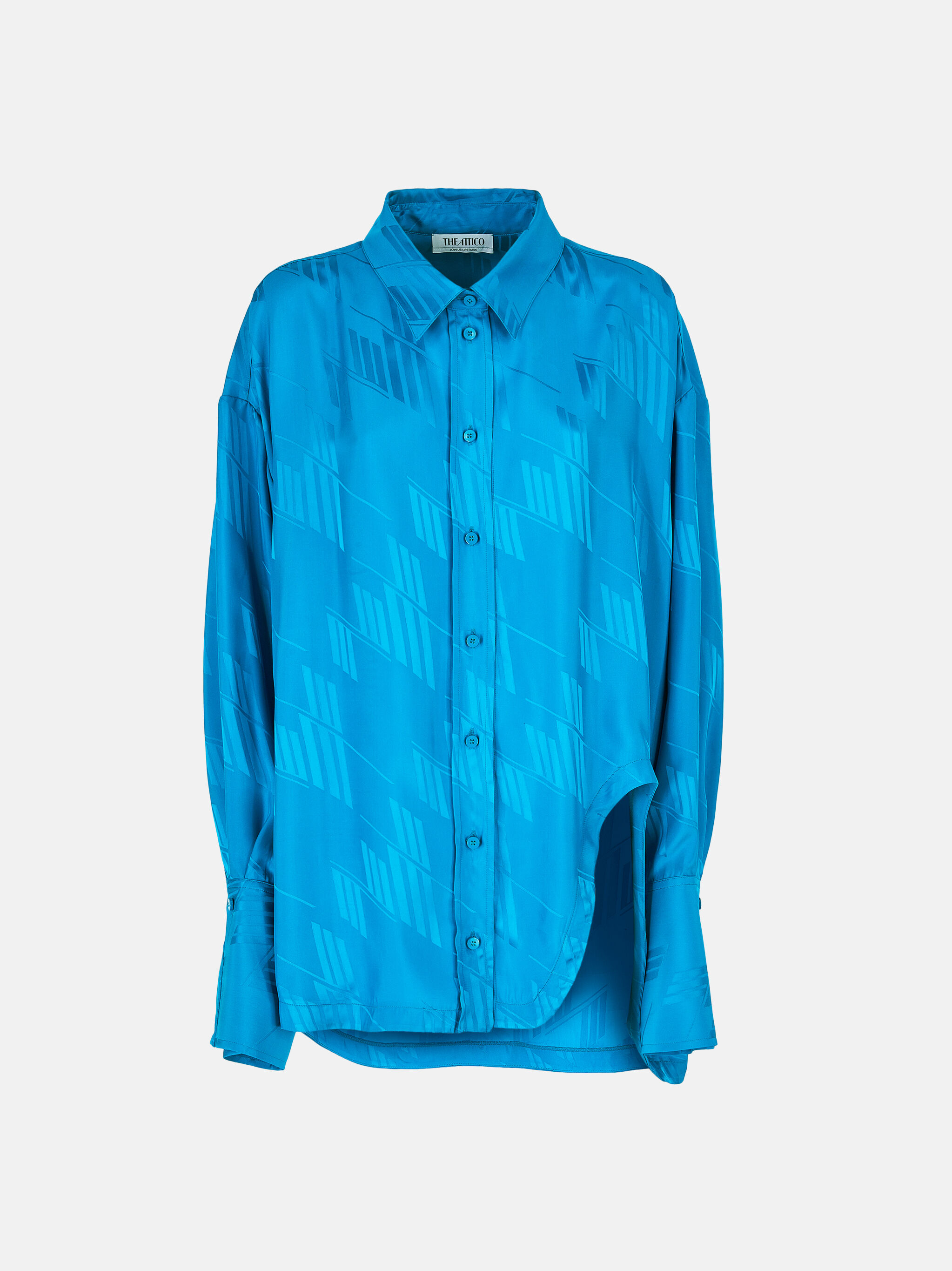''Diana'' capri blue shirt for Women | THE ATTICO®
