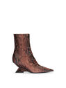 THE ATTICO ''Cheope'' brown and black ankle boot Brown/black 248WS712EL003756