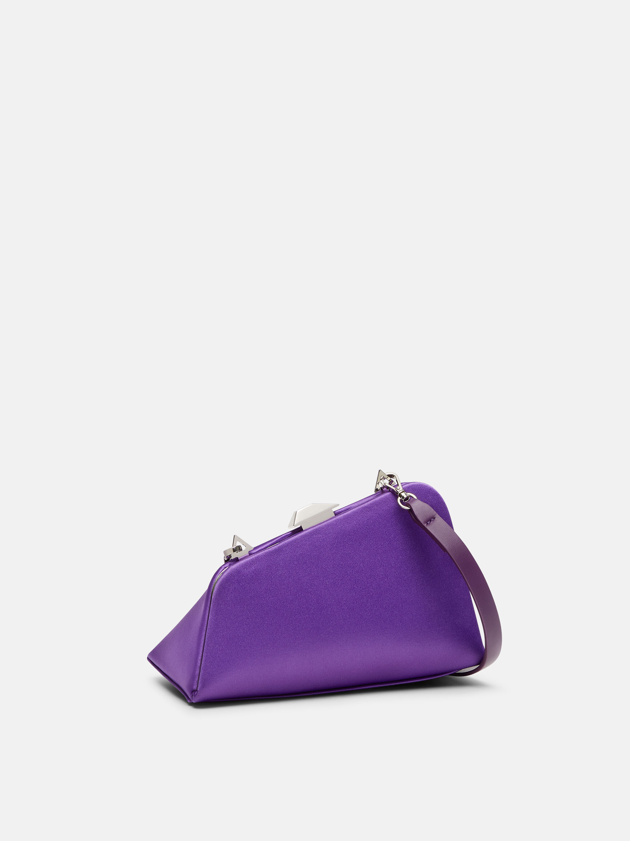 Midnight'' violet mini clutch for Women | THE ATTICO®