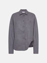 THE ATTICO ''Eliza'' grey shirt GREY 248WCH14W055084