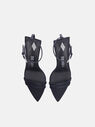 THE ATTICO ''Ester'' black sandal BLACK 248WS815V015100