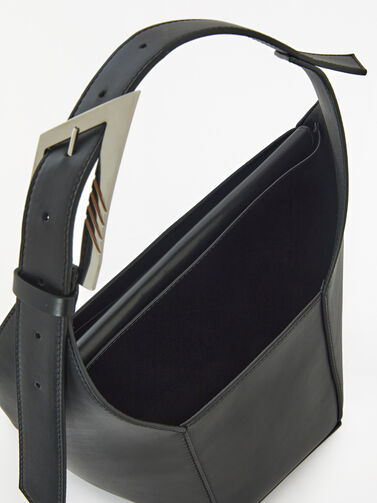 The Attico 6 PM Medium leather shoulder bag
