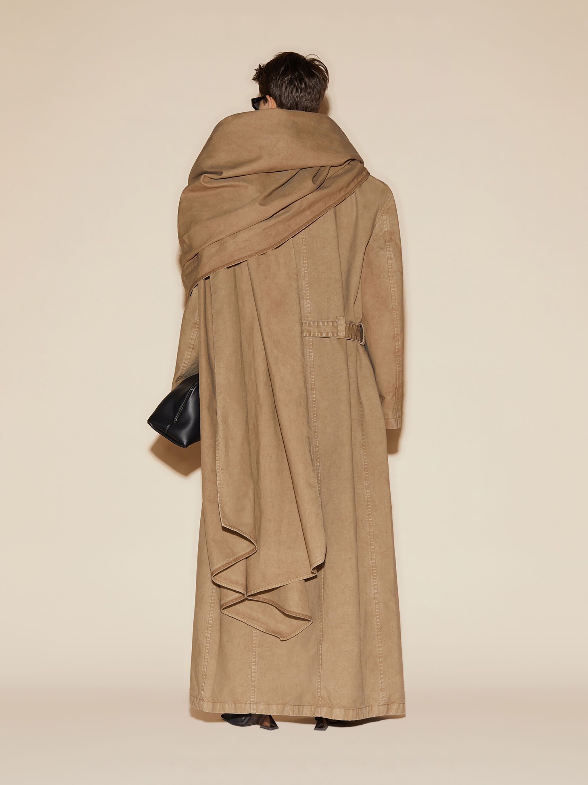 khaki long coat for Women | THE ATTICO®