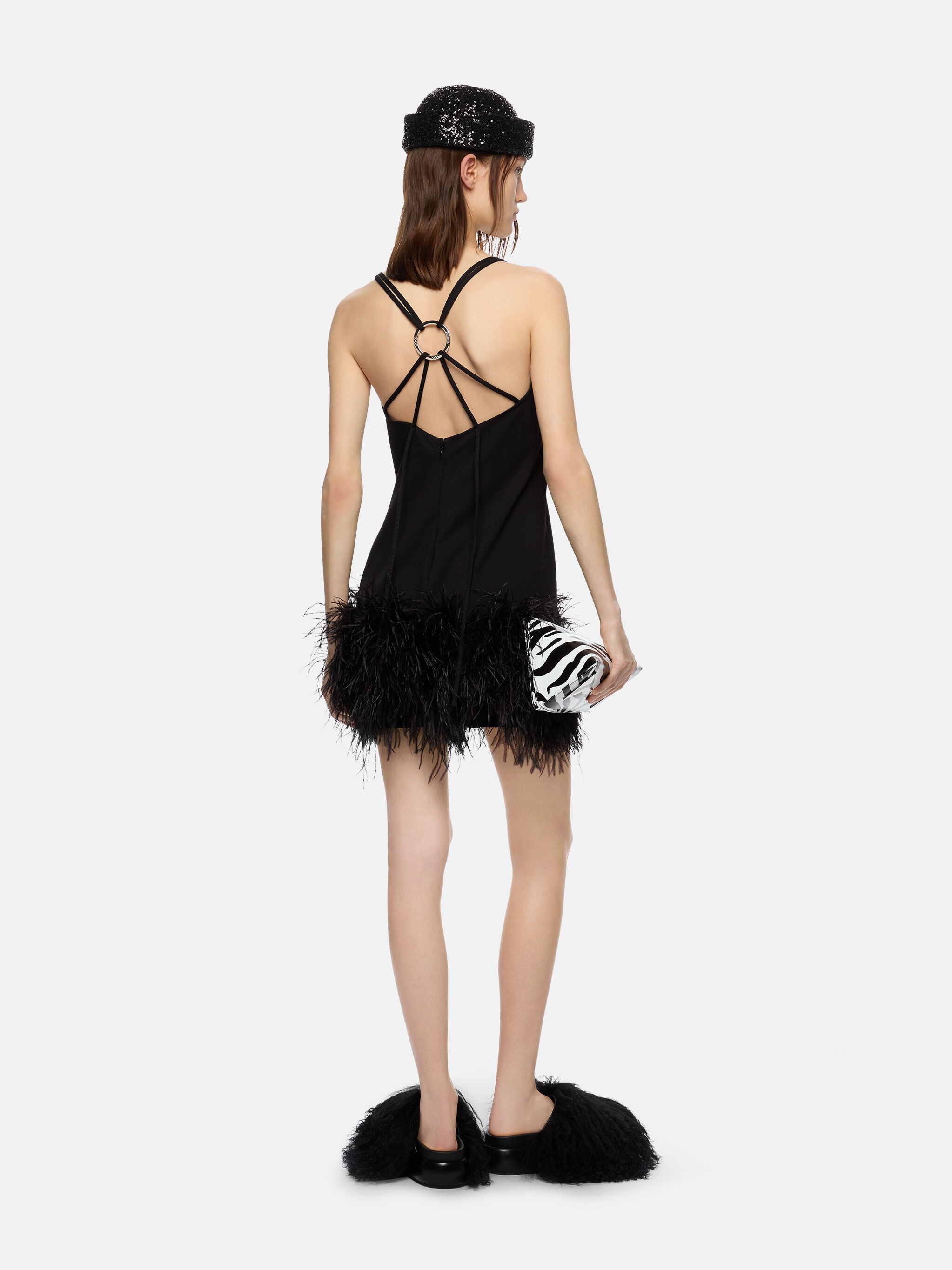 Fujiko'' black mini dress for Women | THE ATTICO®