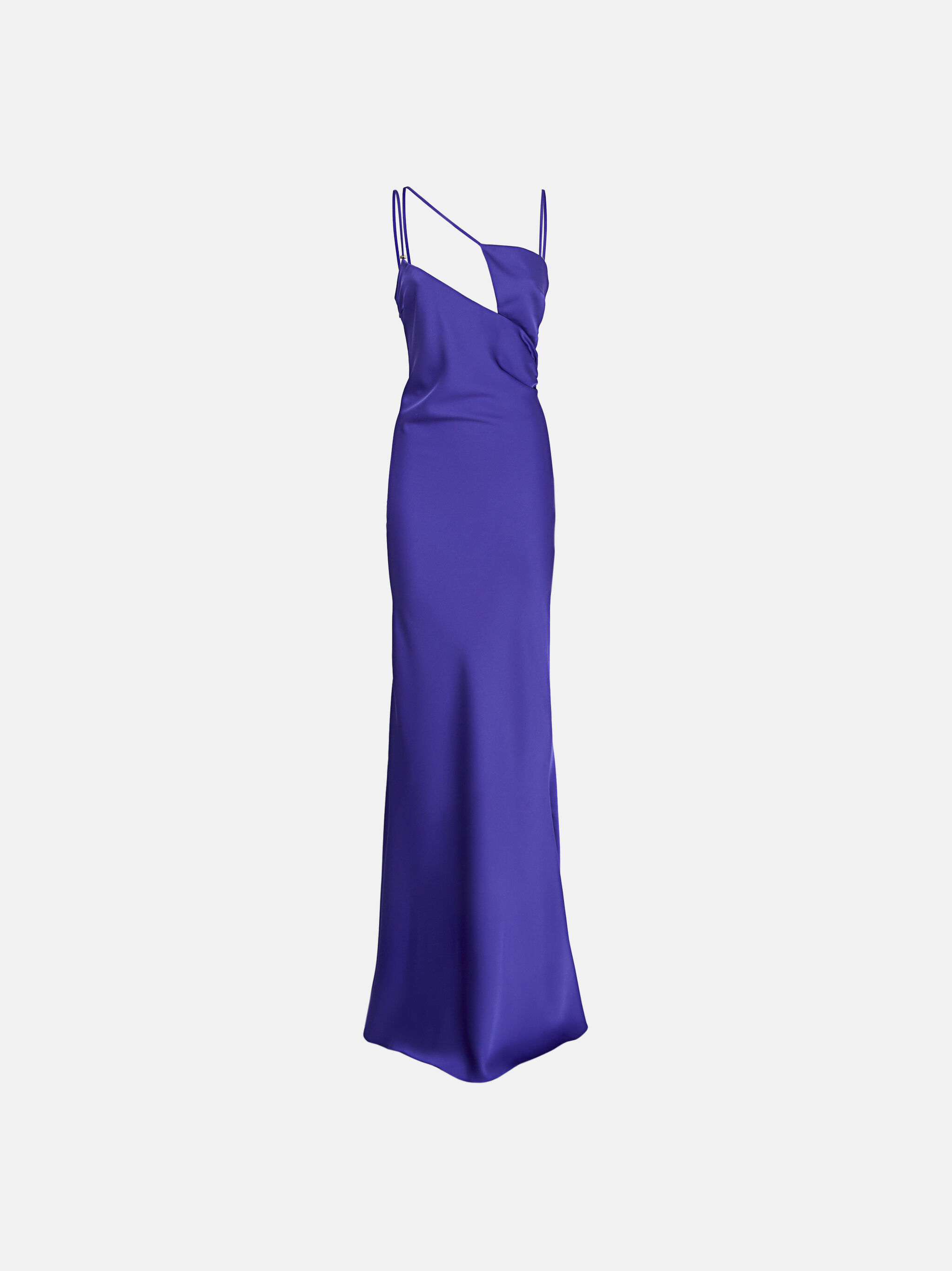Melva'' vivid violet long dress for Women | THE ATTICO®