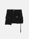 THE ATTICO ''Fay'' black mini skirt BLACK 247WCS136D075S100