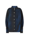 THE ATTICO Navy and pirate black short coat Navy blazer/ pirate black SPEWCB68C108831