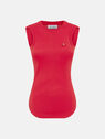 THE ATTICO ''Reese'' vibrant red tank top Vibrant red 248WCT185J025278