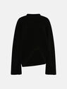 THE ATTICO Black sweater BLACK 248WCK107KW046100