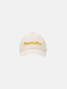 THE ATTICO ''Portofino'' cap off-white and yellow White/yellow SPEWAC38C110581