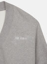 THE ATTICO Faded grey sweatshirt light grey melange 247WCF10JF03183
