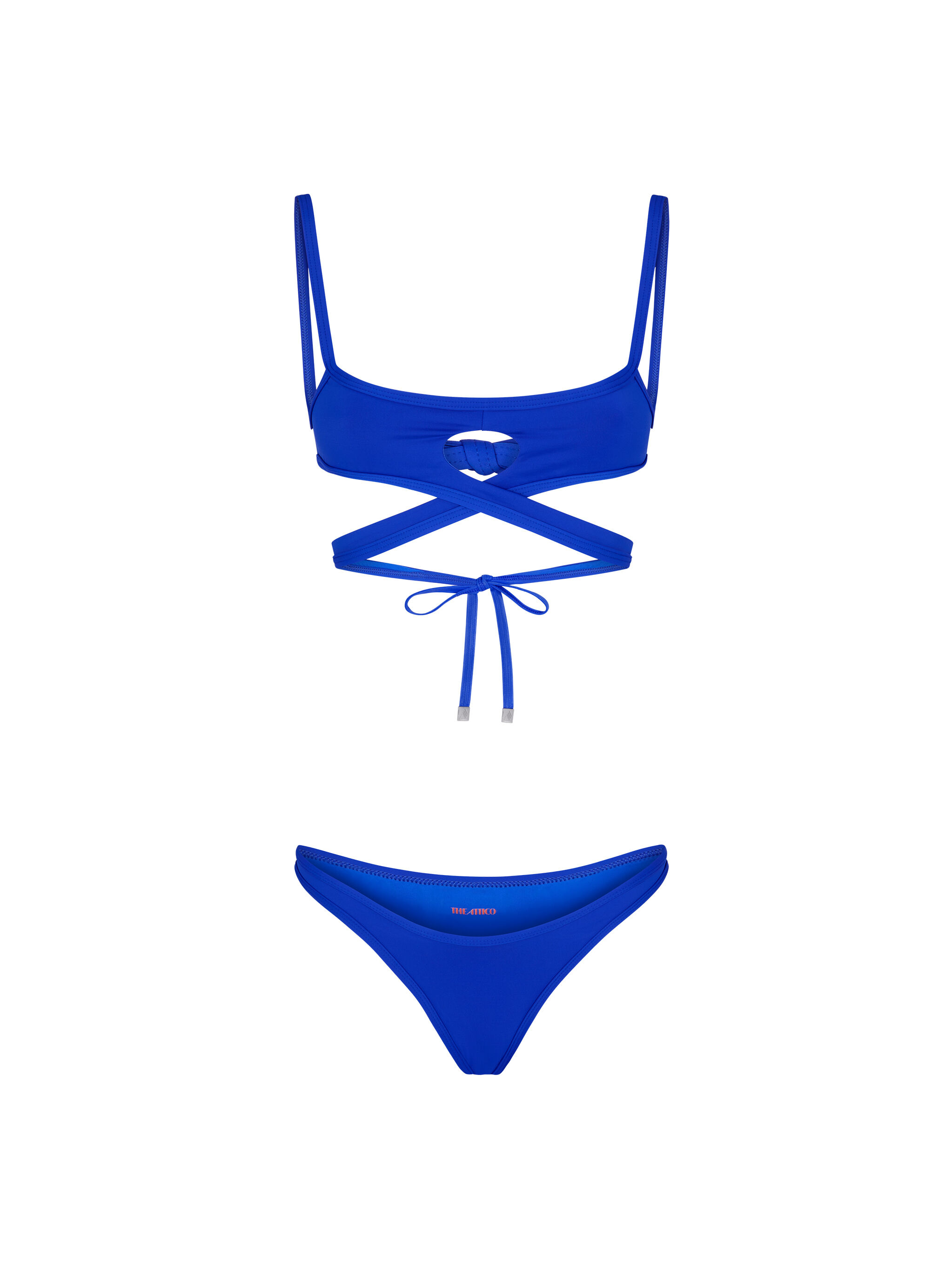 THE ATTICO Blue bikini female BLUE