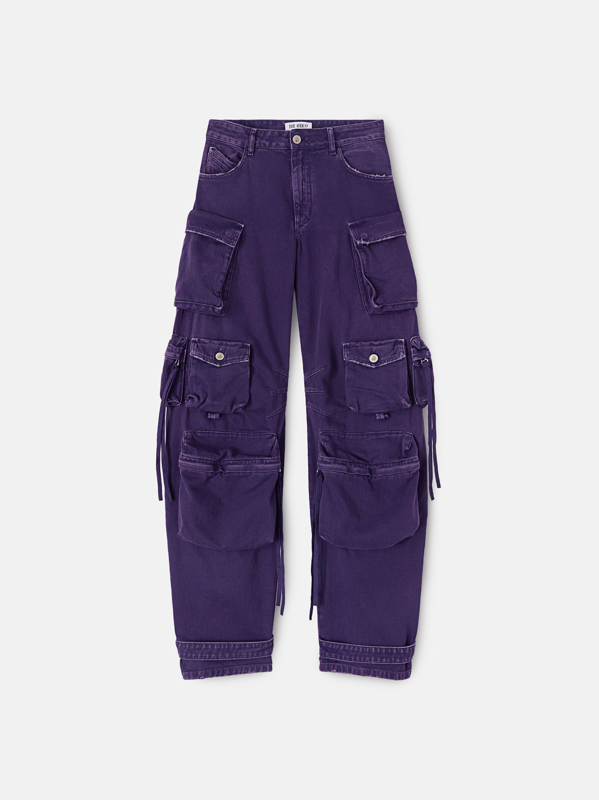 Fern'' purple long pants for Women | THE ATTICO®