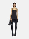 THE ATTICO ''Fujiko'' black mini dress BLACK 236WCA233RY02F100