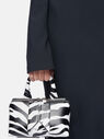 THE ATTICO ''Friday'' white and black mini handbag WHITE/BLACK 231WAH02EL020020