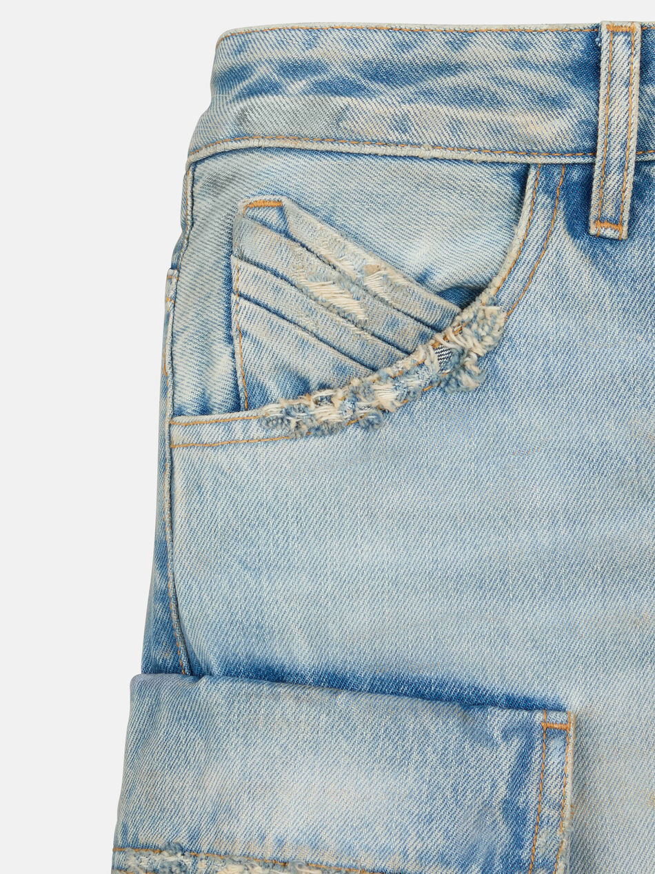 ''Fern'' faded light blue long pants for Women | THE ATTICO®