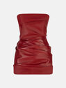 THE ATTICO Vibrant red mini dress Vibrant red 247WCA361L054278
