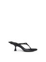 THE ATTICO ''Bes'' black sandal BLACK 248WS831L001100