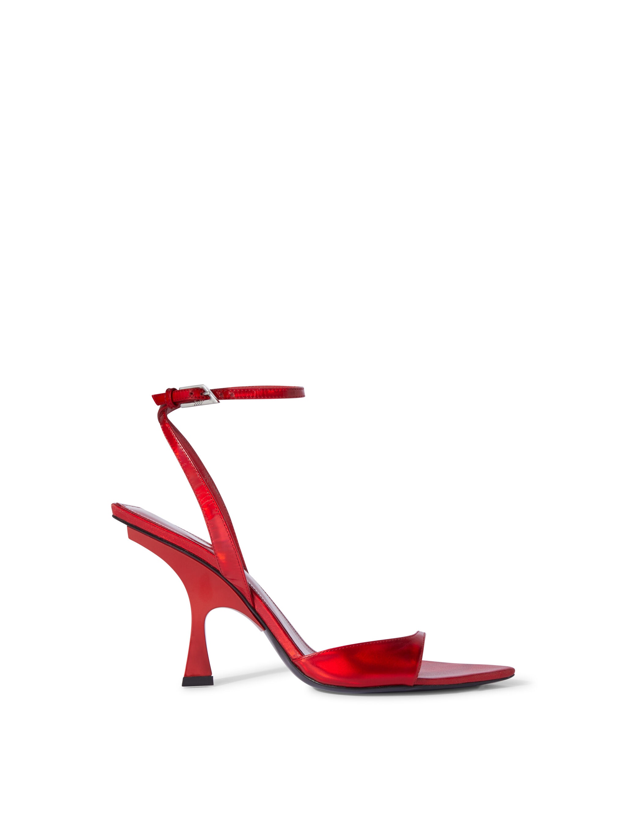 ''GG'' sandal mismatched vibrant red for Women | THE ATTICO®