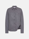 THE ATTICO ''Eliza'' grey shirt GREY 248WCH14W055084
