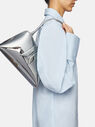 THE ATTICO ''Sunrise'' silver shoulder bag SILVER 241WAH42PU01002