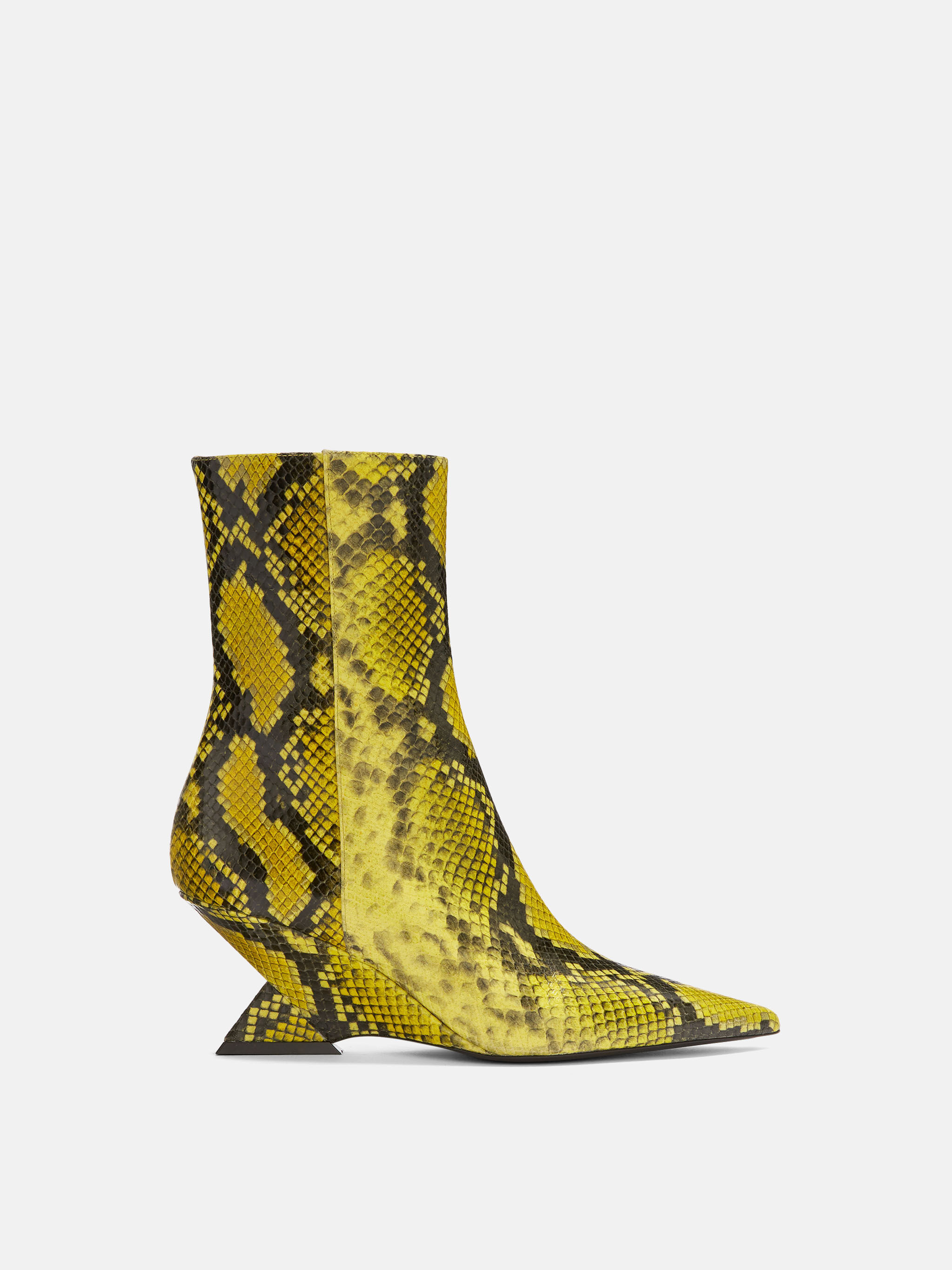 Cheope'' fluo yellow ankle boot for Women | THE ATTICO®