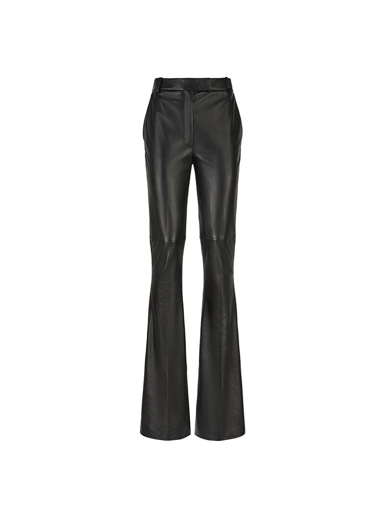 Shop Attico ''piaf'' Black Long Pants
