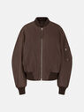 THE ATTICO Ganache ''Anja'' bomber Ganache SPEWCB04L111833