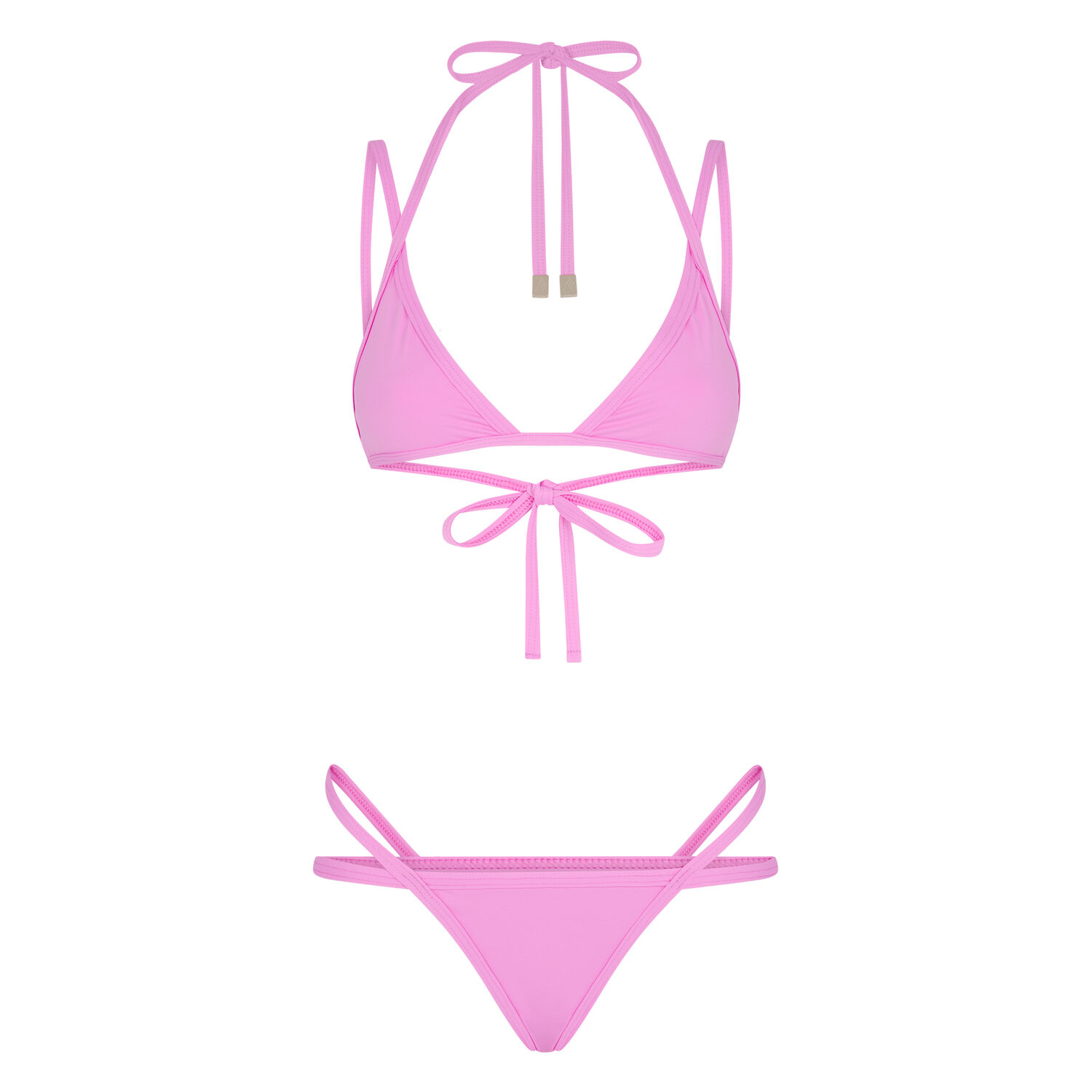Varda Bottom Bathing Suit, Women's Pink Bathing Suits – CityLux Boutique