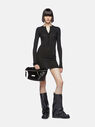 THE ATTICO Black mini dress BLACK 248WCA348KWS001100