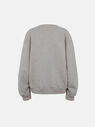 THE ATTICO Faded grey sweatshirt light grey melange 247WCF10JF03183