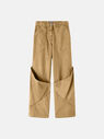 THE ATTICO Khaki long pant Cachi SPEWCP198C093702