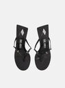 THE ATTICO ''Bes'' black sandal BLACK 248WS831L001100