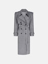 THE ATTICO Grey trench GREY 247WCC68D088084