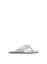 THE ATTICO ''Indie'' silver flat thong SILVER 247WS797L070002