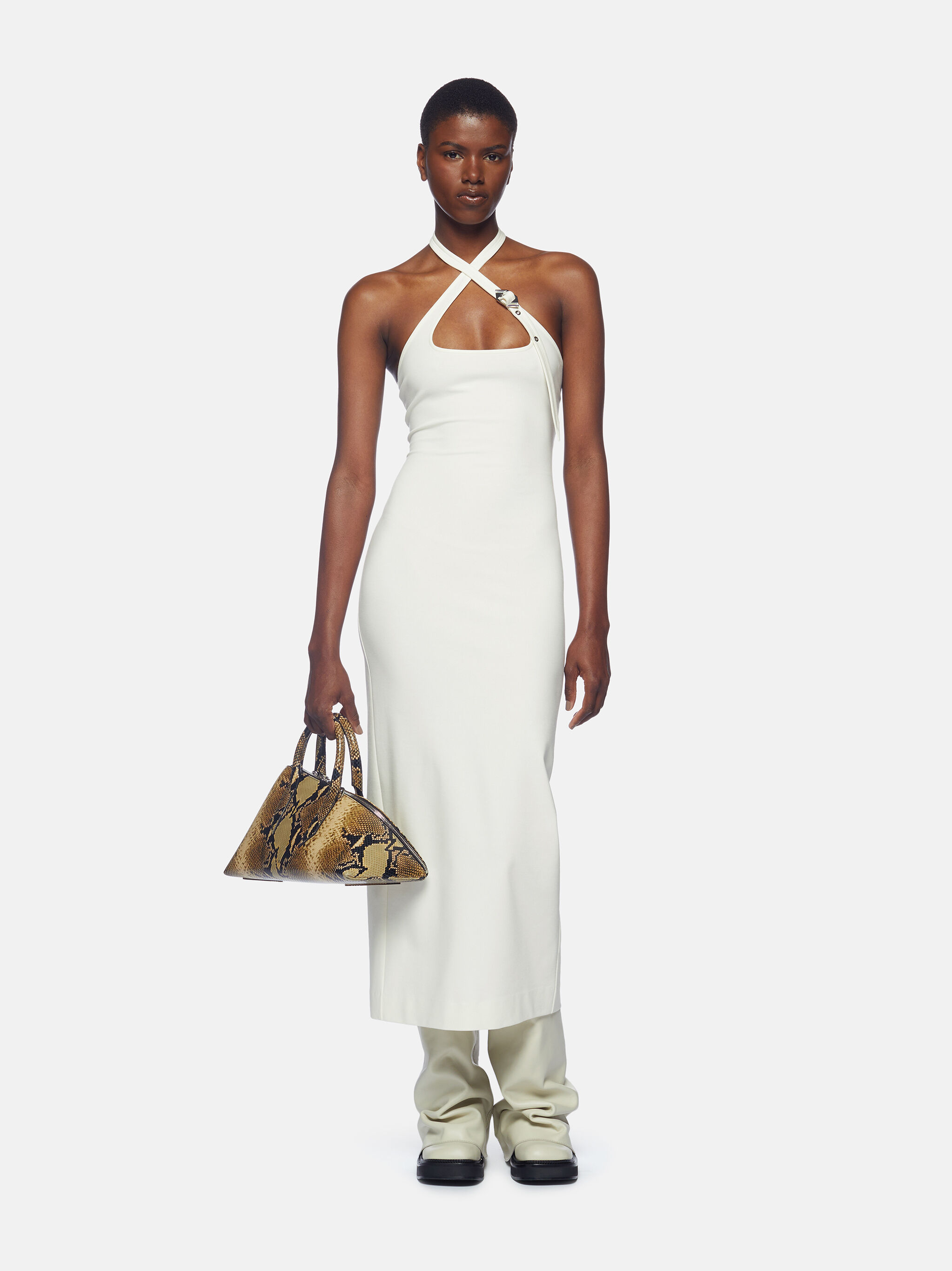 White Midi Dress - Tie-Back Dress - Faux-Wrap Midi Dress - Lulus