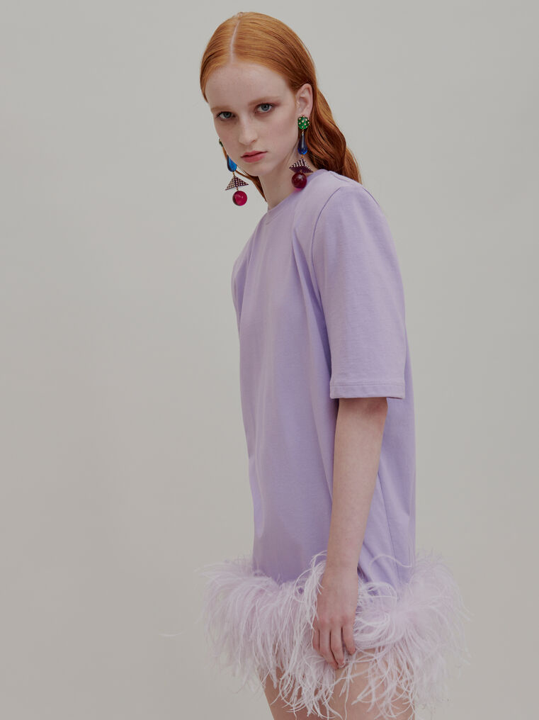The Attico Dresses | The Attico - Lilac mini dress embellished with ...