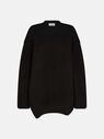 THE ATTICO Black sweater BLACK 248WCA360KW046100