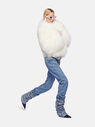 THE ATTICO White short coat WHITE 248WCB44FUR2001