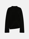 THE ATTICO Black sweater BLACK 248WCK107KW046100