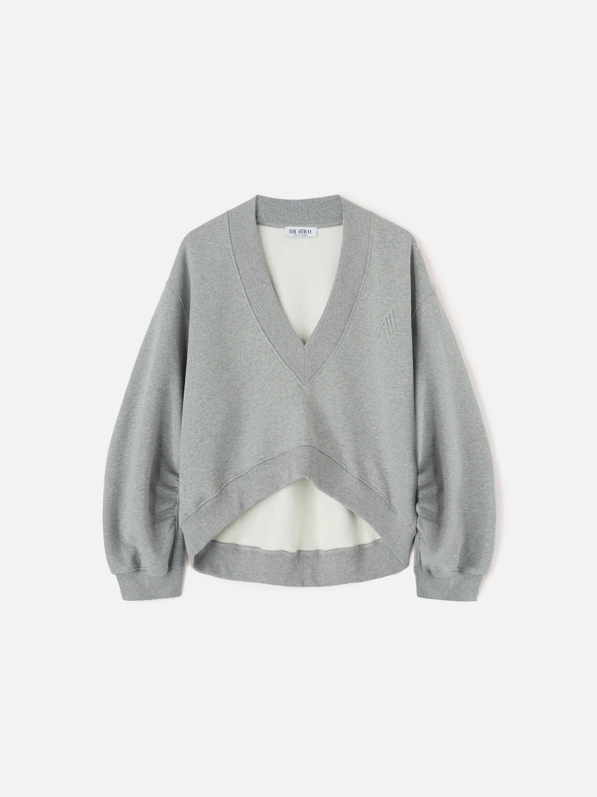 Melange grey sweatshirt