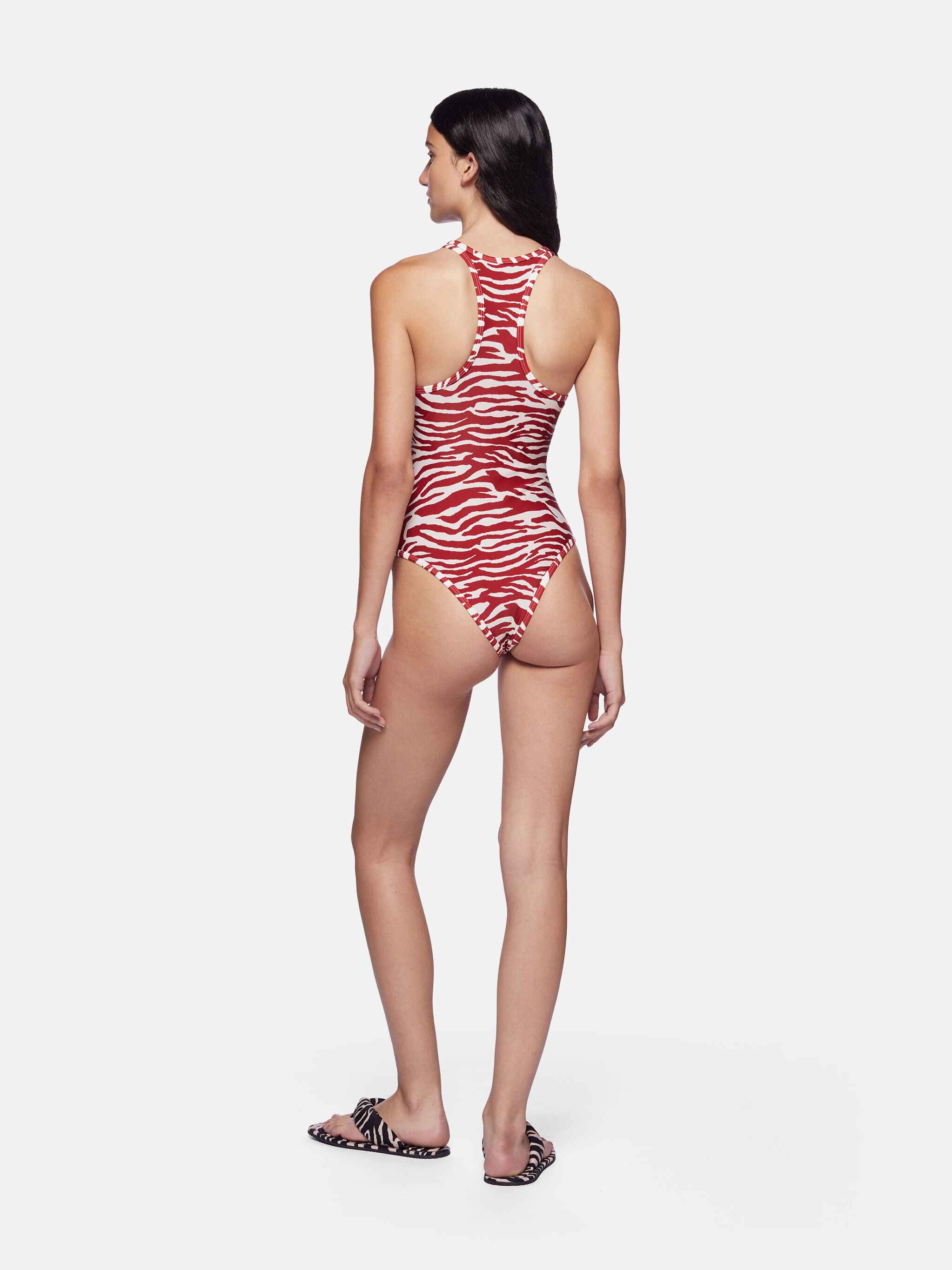 Red and milk one piece for Women | THE ATTICO®